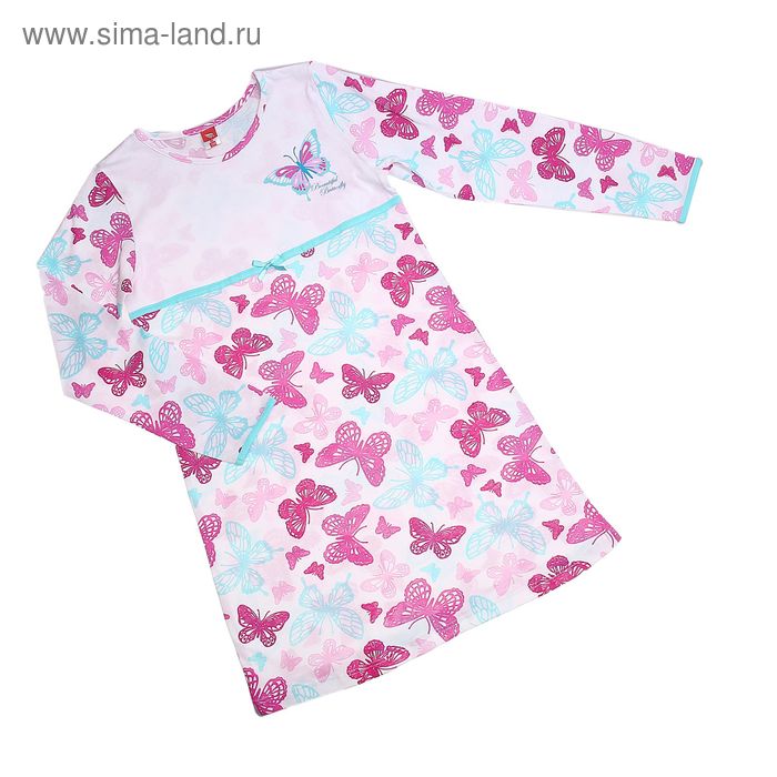 Сорочка ночная для девочки, рост 140 см (72), цвет фуксия CAJ 5259_Д - Фото 1