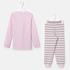 Пижама для девочки, рост 134 см (68), цвет светло-розовый - Фото 2