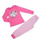 Пижама для девочки, рост 104 см (56), цвет розовый CAK 5279_Д - Фото 1