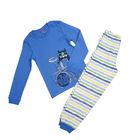 Пижама для мальчика, рост 110 см (60), цвет синий CAK 5282_Д - Фото 1
