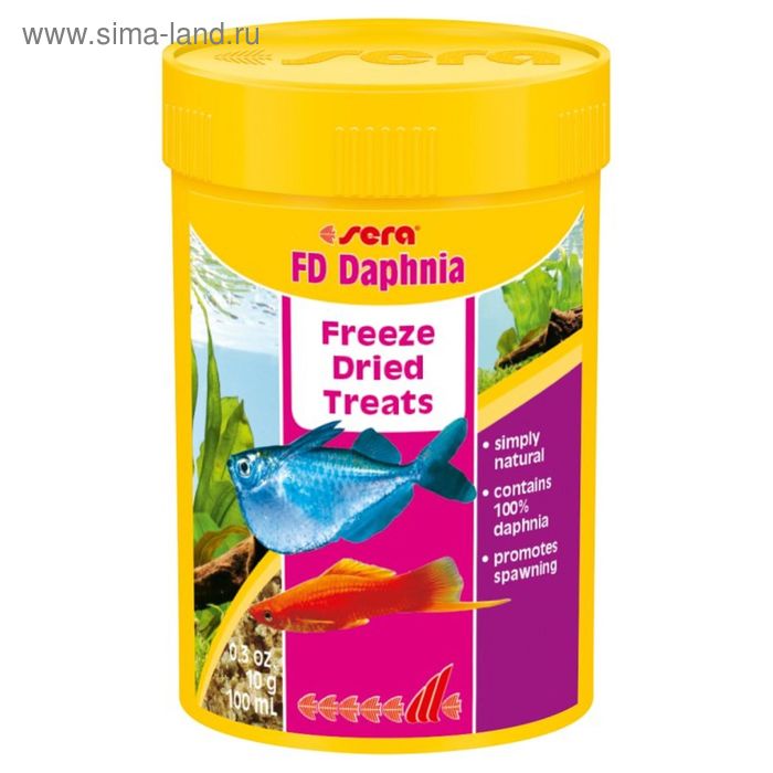 Корм Sera FD Daphnia для рыб, универс. деликатес, 100 мл., 10 г. - Фото 1