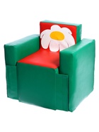 Игровой набор мебели «Солнышко», 2 кресла, пуф, диван, МИКС - Фото 4