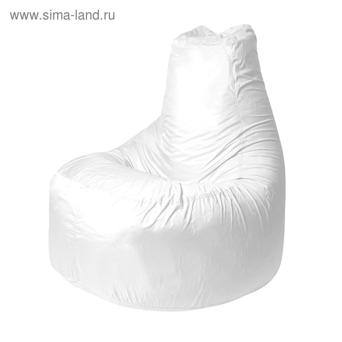 Кресло - мешок «Банан», диаметр 90 см, высота 100 см, цвет белый - Фото 1