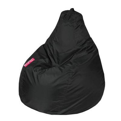 Кресло - мешок «Капля M», диметр 100 см, высота 140 см, цвет чёрный