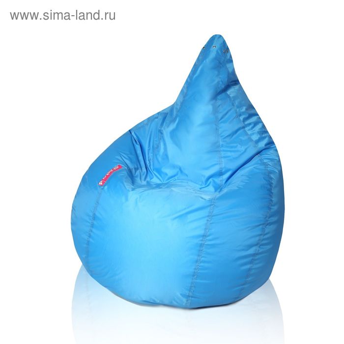 Кресло - мешок «Груша», диаметр 90, высота 140, цвет голубой - Фото 1