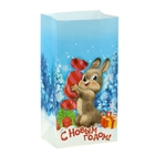 Пакет крафтовый без ручек «Зайчик», 10 × 19,5 см - Фото 3