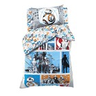 Постельное бельё 1,5 сп "Звездные войны" , размер 143х215 см, 150х214 см, 50х70 см -1 шт., 100% хлопок, поплин 125 г/м2 - Фото 1