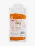 Нитки мулине №783, 8±1 м, набор 6 шт., оранжевые - Фото 5