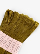 Нитки мулине №831, 8±1 м, набор 6 шт., оливковые - Фото 2