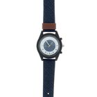 Часы наручные мужские OLJ, ремешок с узором синий - Фото 2