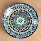 Ляган узбекский Риштанская Керамика «Узоры», d=25 см, синий - Фото 2