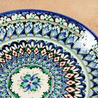 Ляган узбекский Риштанская Керамика «Узоры», d=25 см, синий - Фото 3