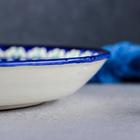 Ляган узбекский Риштанская Керамика «Узоры», d=25 см, синий - Фото 6