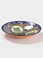 Ляган узбекский Риштанская Керамика «Узоры», d=33 см, глубокий, синий - Фото 2