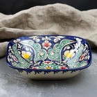 Салатница Риштанская Керамика "Цветы", 19 см, микс - Фото 1