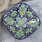 Салатница Риштанская Керамика "Цветы", 19 см, микс - Фото 3