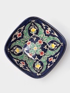 Салатник Риштанская Керамика «Цветы», 19 см, синий, МИКС - Фото 3