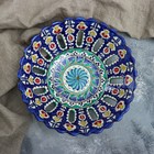 Фруктовница узбекская Риштанская Керамика «Орнамент», d=28 см, синяя - Фото 2