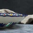 Фруктовница узбекская Риштанская Керамика «Орнамент», d=33 см, синяя - Фото 3