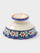 Конфетница узбекская Риштанская Керамика «Цветы», 13 см, синяя - Фото 3