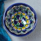 Пиала узбекская Риштанская Керамика «Цветы», 100 мл, d=8.5 см, МИКС - Фото 6