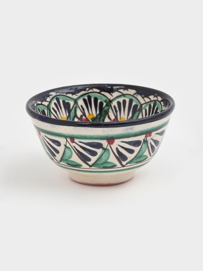 Пиала узбекская Риштанская Керамика «Узоры», 120 мл, d=9.5 см, МИКС