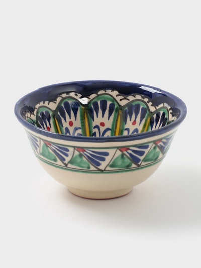 Пиала узбекская Риштанская Керамика «Узоры», 200 мл, d=11.5 см, МИКС