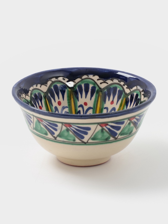 Пиала узбекская Риштанская Керамика «Узоры», 200 мл, d=11.5 см, МИКС - Фото 1