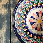 Коса Риштанская Керамика "Цветы" 15,5 см, малая,  микс - Фото 3