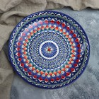 Ляган узбекский Риштанская Керамика «Узоры», d=28 см, синий, МИКС - Фото 2