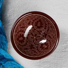 Пиала узбекский Риштанская Керамика «Узоры», 150 мл, d=11.5 см, коричневая - Фото 2