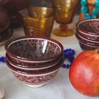 Пиала узбекский Риштанская Керамика «Узоры», 150 мл, d=11.5 см, коричневая - Фото 3