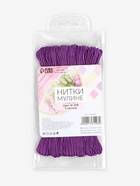 Нитки мулине №208, 8±1 м, набор 6 шт., сиреневый - Фото 4