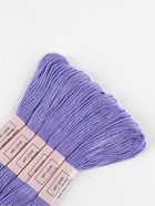 Нитки мулине №155, 8±1 м, набор 6 шт., сине-фиолетовый - Фото 2