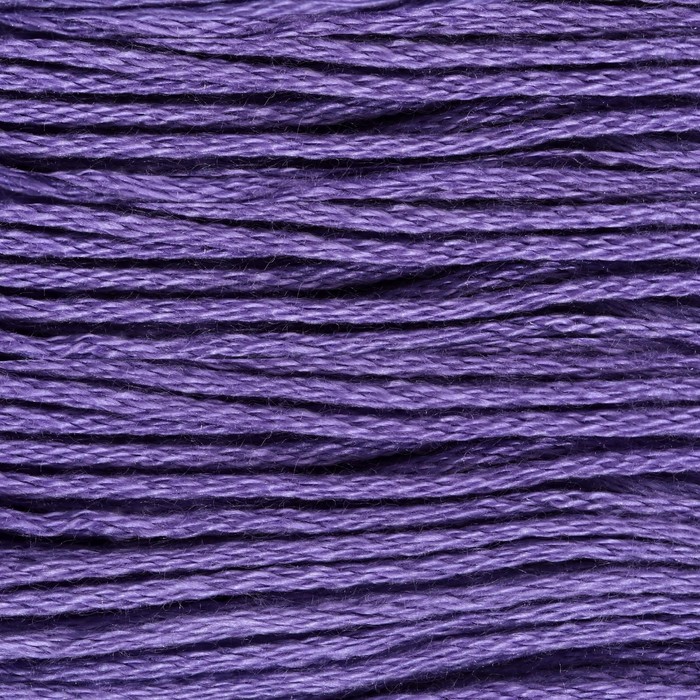 Нитки мулине, 8 ± 1 м, цвет ярко-фиолетовый №3746 - Фото 1