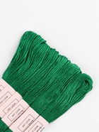 Набор ниток мулине №909, 8±1 м, 6 шт., тёмно-зелёный - Фото 2