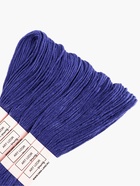 Нитки мулине №158, 8±1 м, набор 6 шт., синий - Фото 2