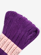 Нитки мулине №3348, 8±1 м, набор 6 шт., фиолетовый - Фото 2