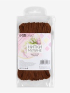 Нитки мулине №433, 8±1 м, набор 6 шт., коричневый - Фото 4