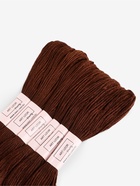 Нитки мулине №938, 8±1 м, набор 6 шт., тёмно-коричневые - Фото 2