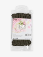 Нитки мулине №645, 8±1 м, набор 6 шт., зелёно-серые - Фото 4