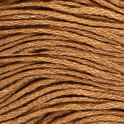 Нитки мулине, 8 ± 1 м, цвет тёмно-песочный №3045