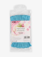 Нитки мулине №807, 8±1 м, набор 6 шт., голубые - Фото 4
