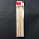 Шампуры Доляна, 35 см, набор 25 шт., бамбук - Фото 3