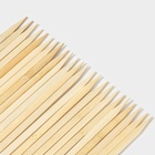 Шампуры Доляна, 40 см, набор 25 шт., бамбук - Фото 3