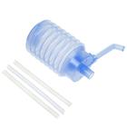 Помпа для воды Luazon, механическая, прозрачная, под бутыль от 11 до 19 л, голубая - Фото 4