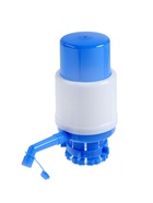 Помпа для воды Luazon, механическая, средняя, под бутыль от 11 до 19 л, голубая - Фото 3