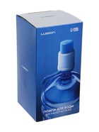 Помпа для воды LuazON, механическая, большая, под бутыль от 11 до 19 л, голубая - фото 809206311