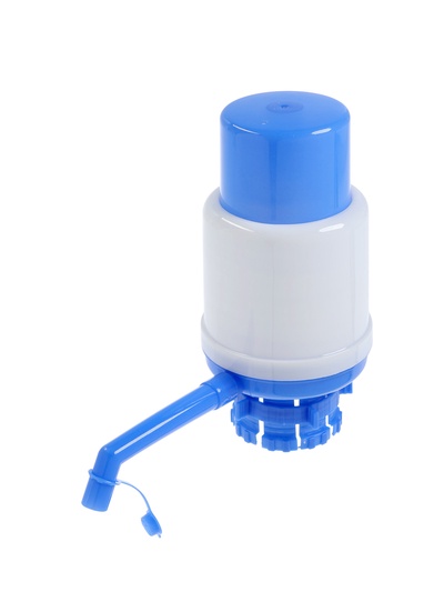 Помпа для воды Luazon, механическая, большая, под бутыль от 11 до 19 л, голубая