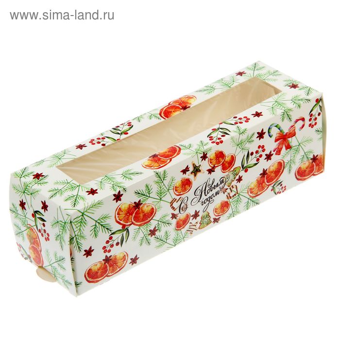 Коробочка для макарун "Пряности и радости", 18 х 5,5 х 5,5 см - Фото 1